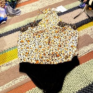 Brand new satin camisole/body suit!